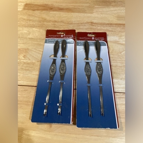 Nantucket Seafood Lobster forks- includes 2- two packs in the $ - Picture 1 of 4